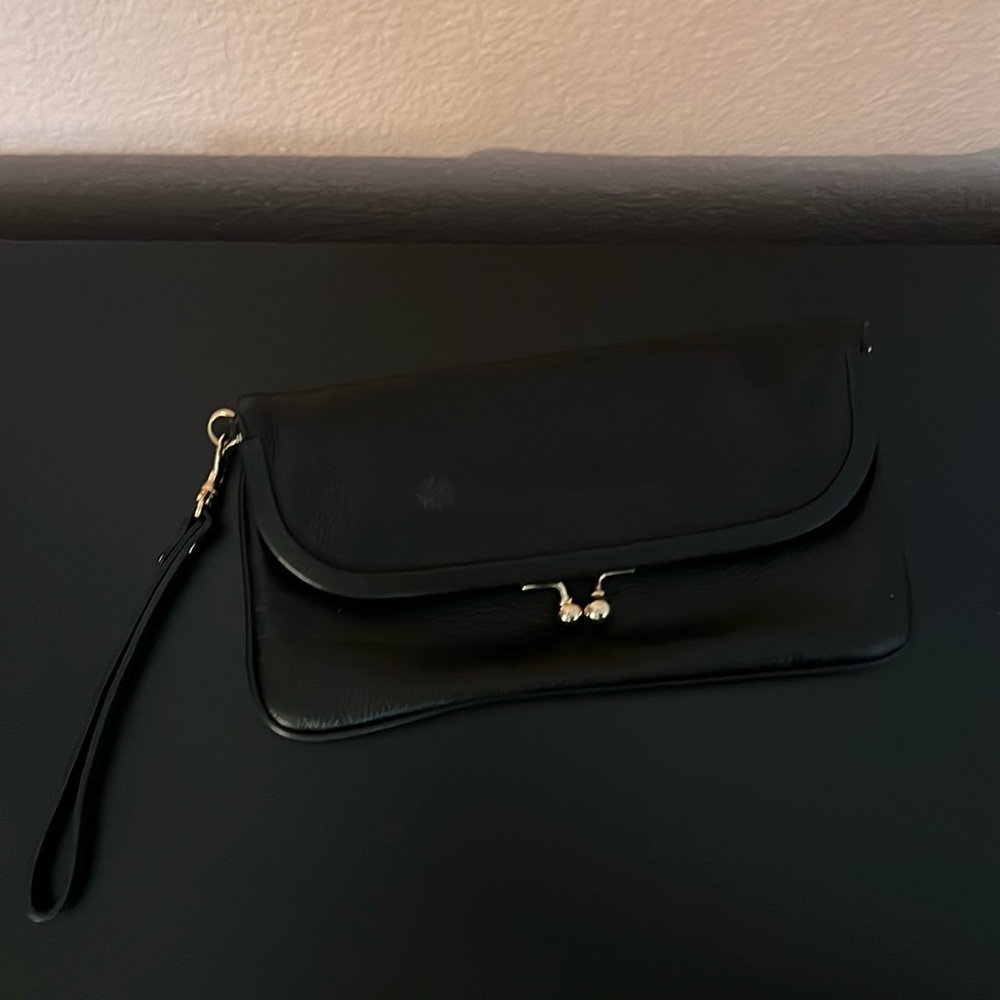 Talbots, Black Clutch (Like New!)